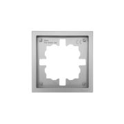 Рамка 1-мест. горизонт. ZIMA сер. матов. LEZARD 704-7400-146